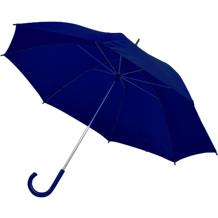 Зонт-трость с пластиковой ручкой, механический; желтый; D=103 см; 100% полиэстер 190 T