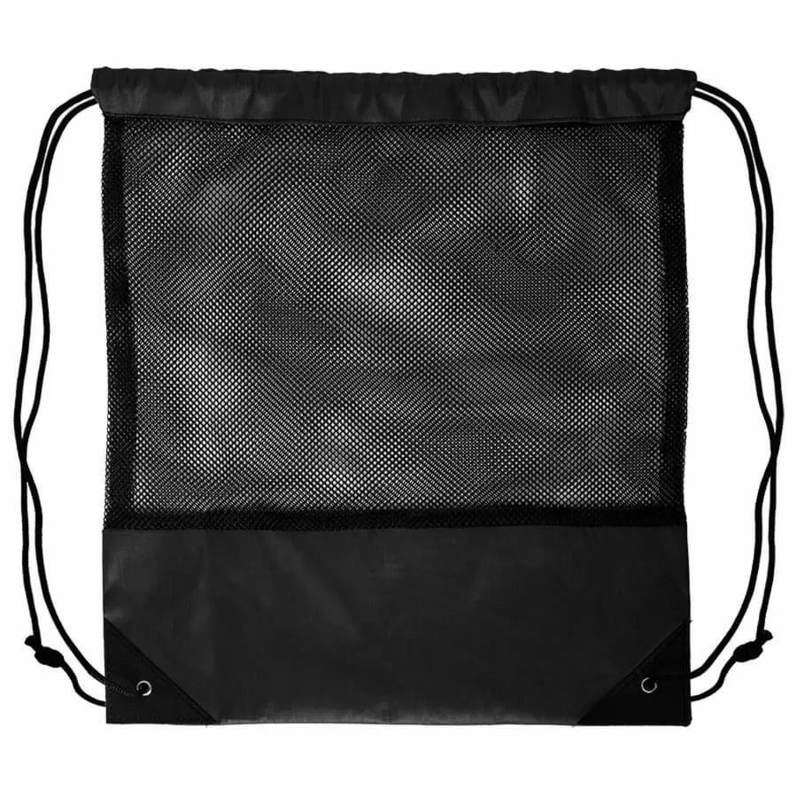 Рюкзак мешок с укреплёнными уголками Mesh, синий, 35*41 см, полиэстер 210D