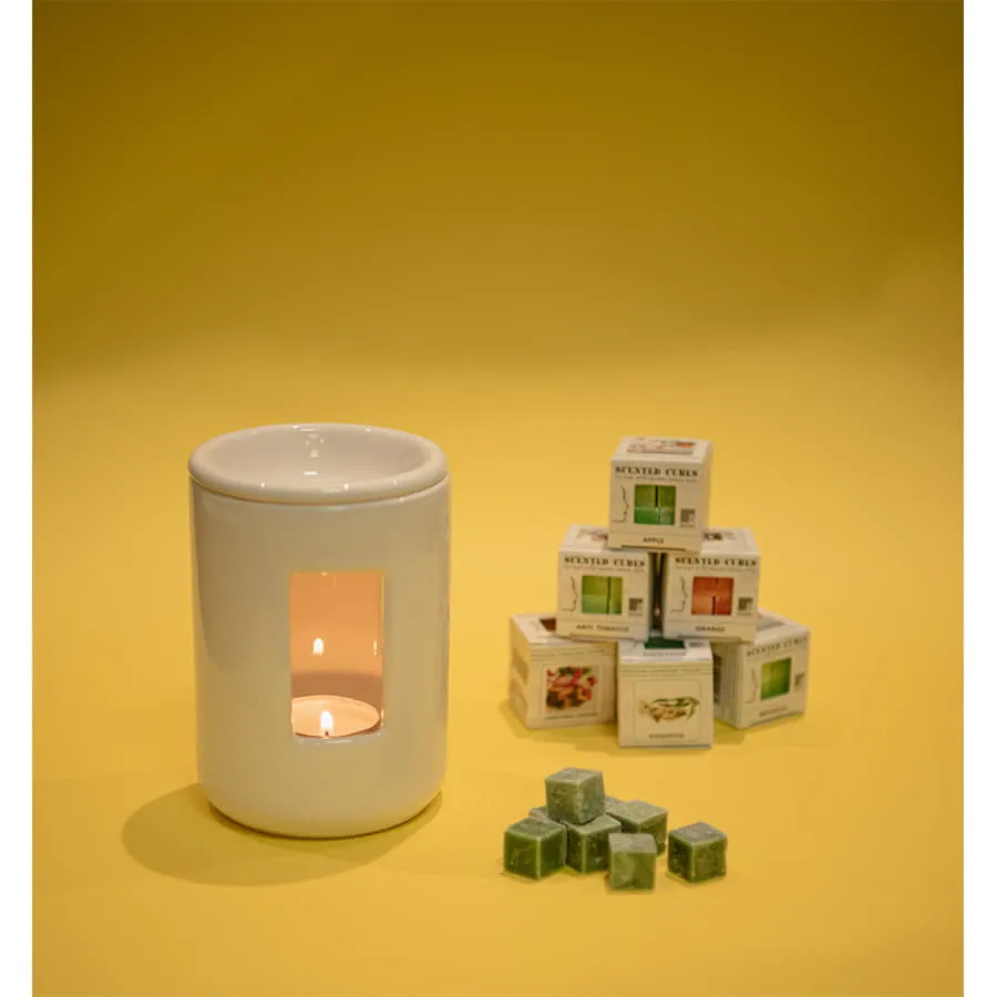 Аромалампа SCENT, белый, 12,5х8,5см, керамика=