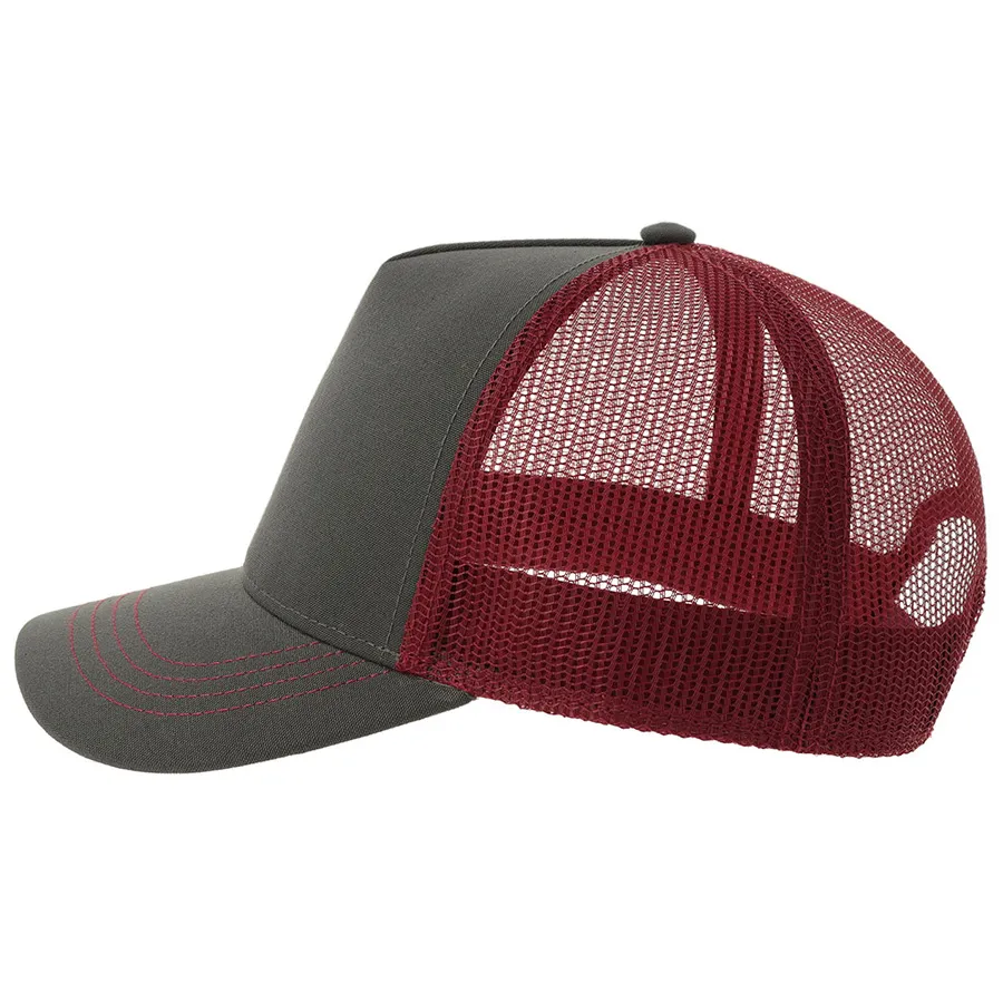 Бейсболка RAPPER CANVAS-S, 5 клиньев, пластиковая застёжка