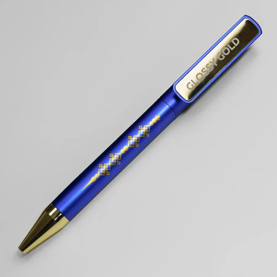 Ручка шариковая GLOSSY GOLD