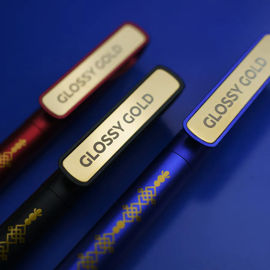 Ручка шариковая GLOSSY GOLD