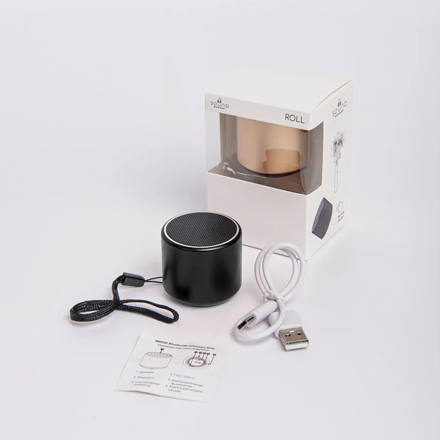 Портативная mini Bluetooth-колонка Sound Burger "Roll" красный