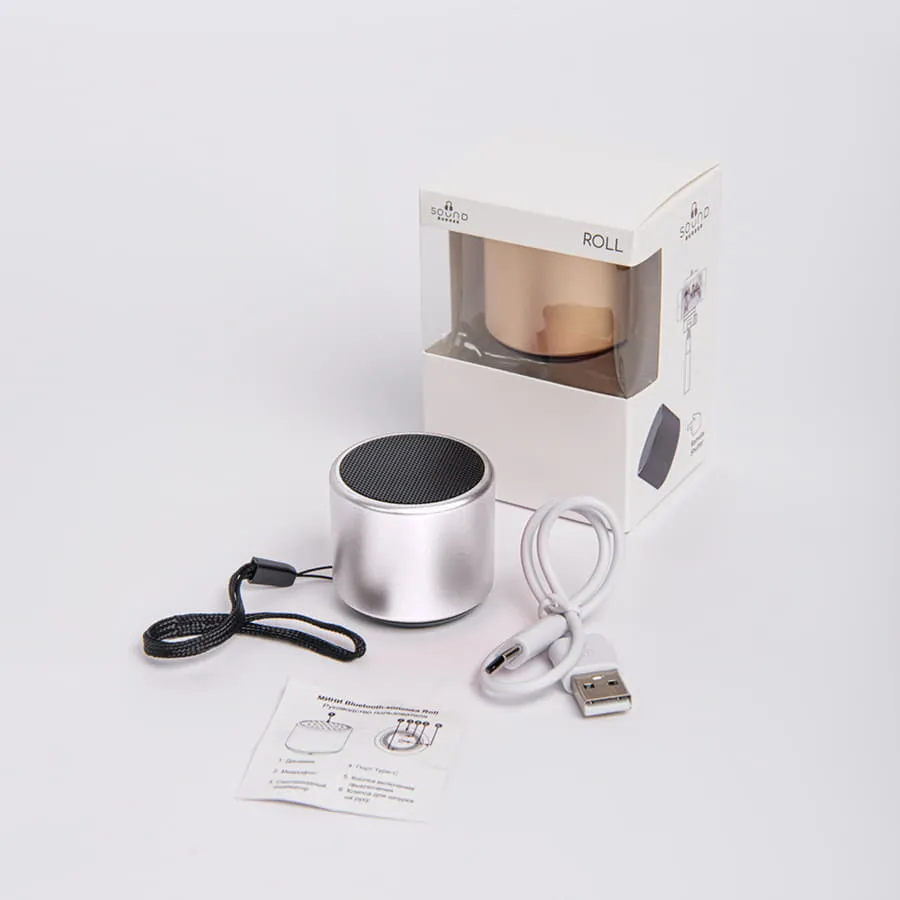 Портативная mini Bluetooth-колонка Sound Burger "Roll" красный