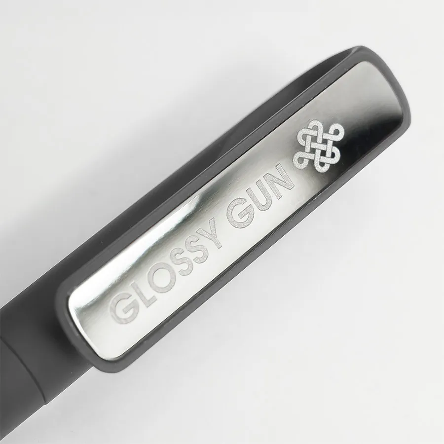 Ручка шариковая GLOSSY GUN с покрытием soft touch
