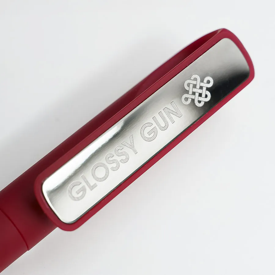 Ручка шариковая GLOSSY GUN с покрытием soft touch