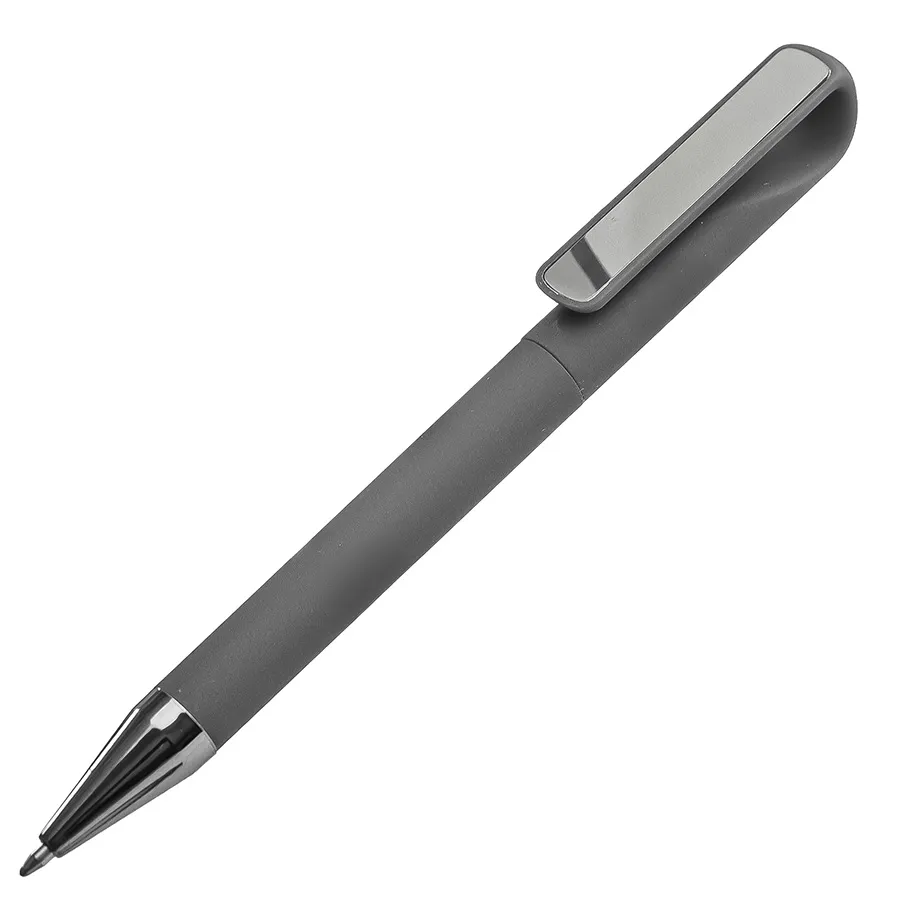 Ручка шариковая GLOSSY GUN с покрытием soft touch