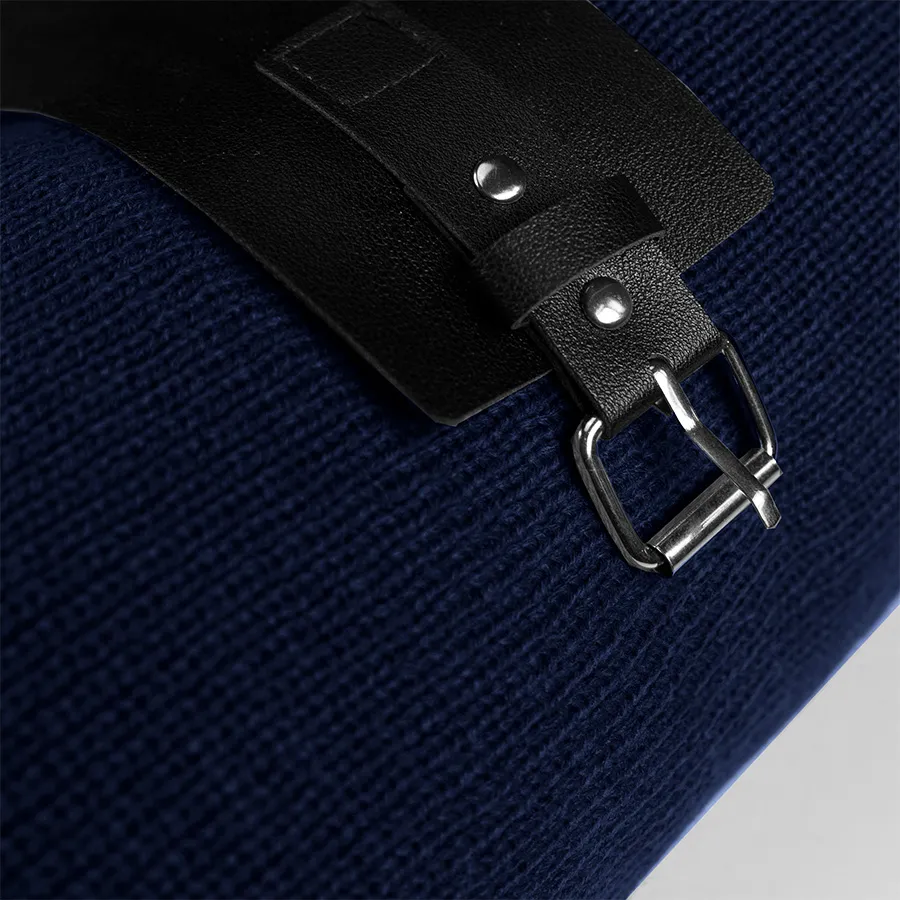 Плед  "Belt"; синий; 130 х 180 см; 100% акрил, с поясом