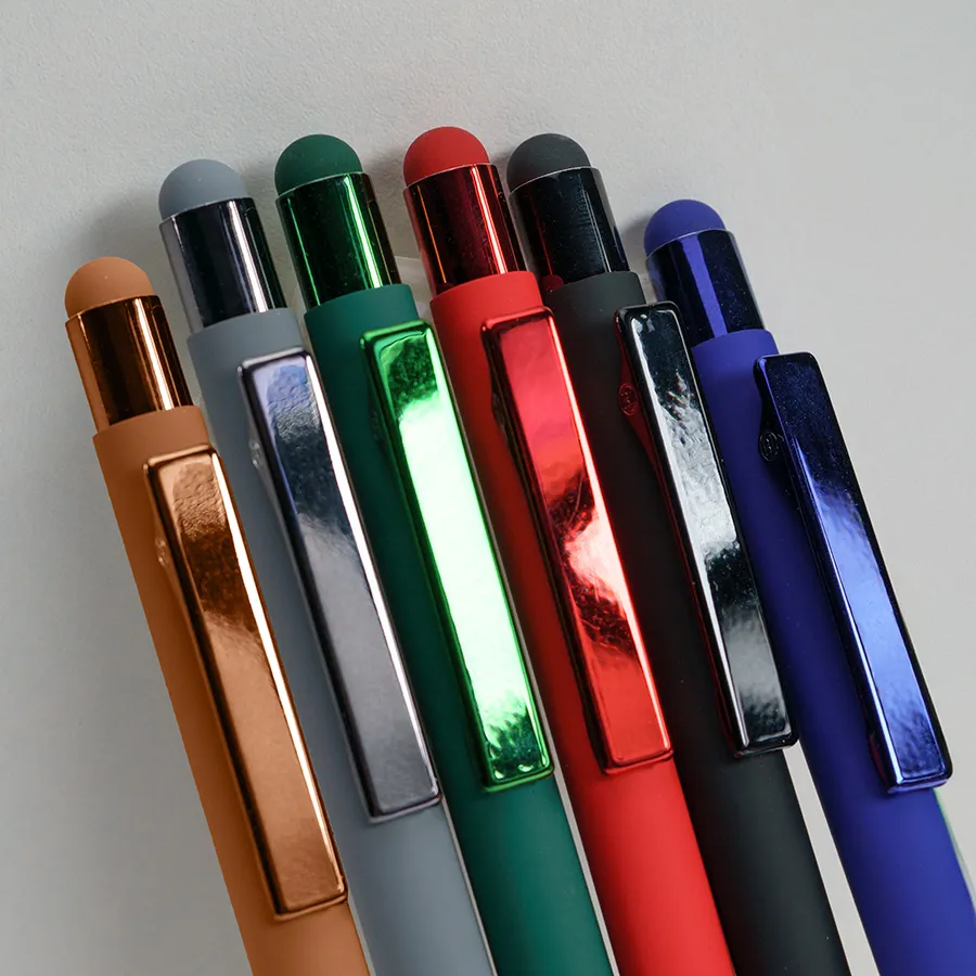 Ручка шариковая FACTOR COLOR со стилусом