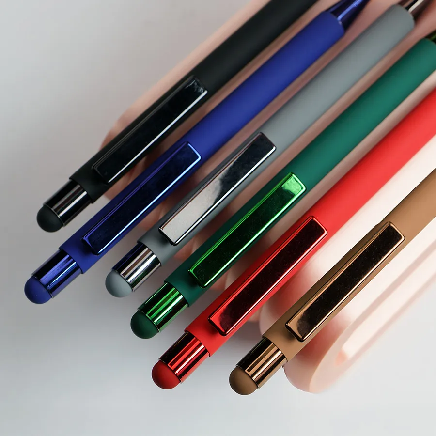 Ручка шариковая FACTOR COLOR со стилусом