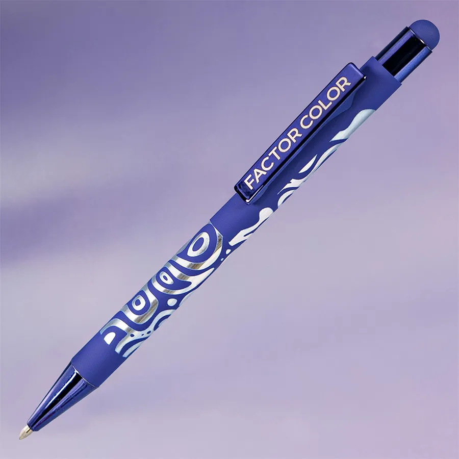 Ручка шариковая FACTOR COLOR со стилусом