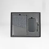 Коробка для  набора: ежедневник, power bank, ручка