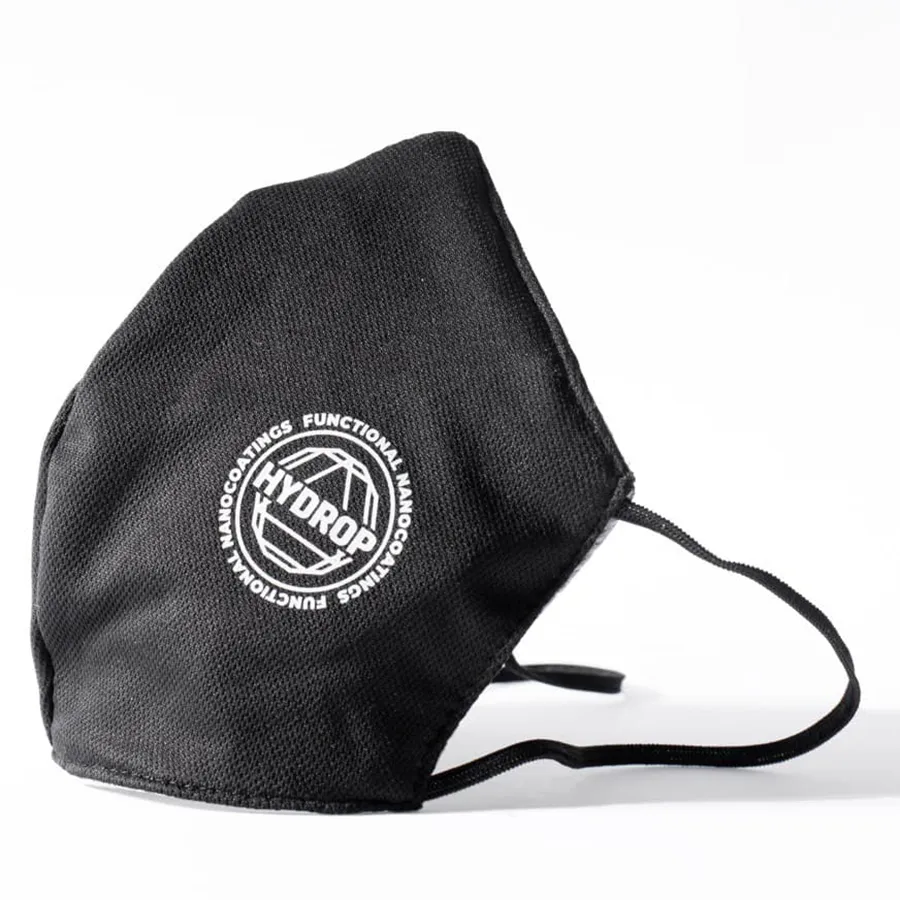 Бесклапанная фильтрующая маска RESPIRATOR 800 HYDROP черная без логотипа в фирменном пакете