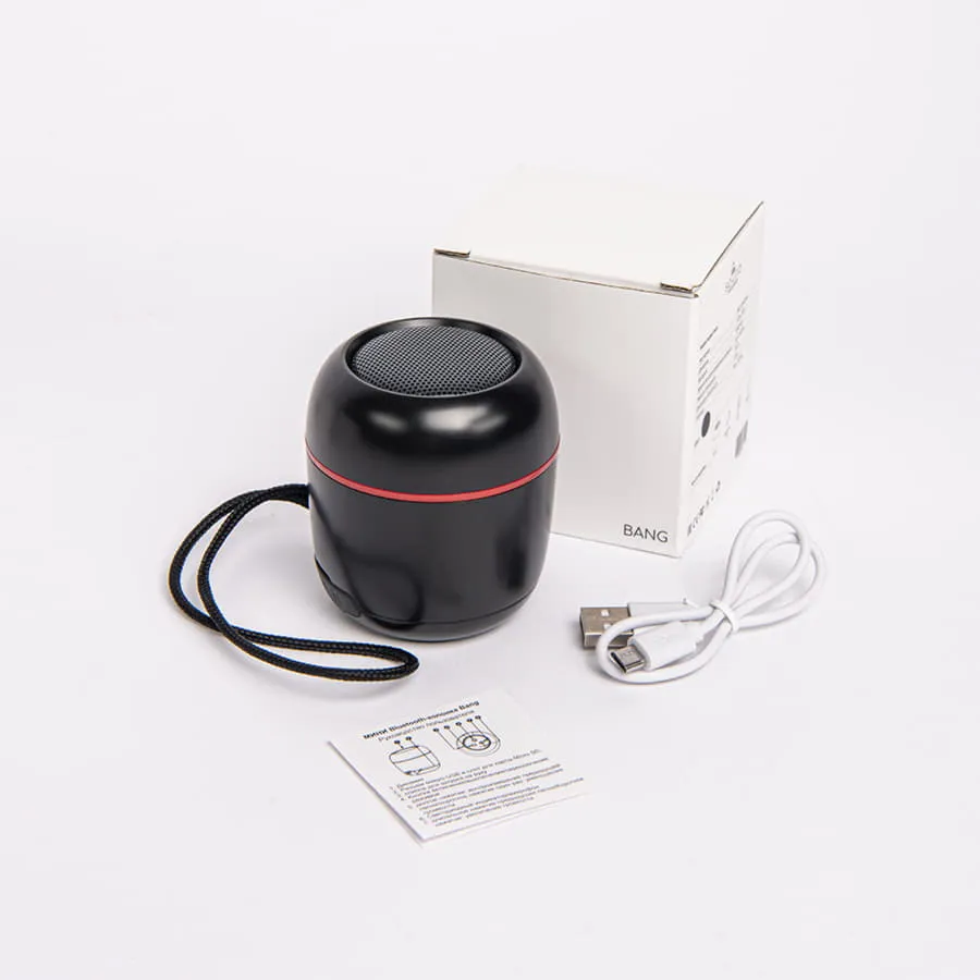 Портативная mini Bluetooth-колонка Sound Burger "Bang" белая