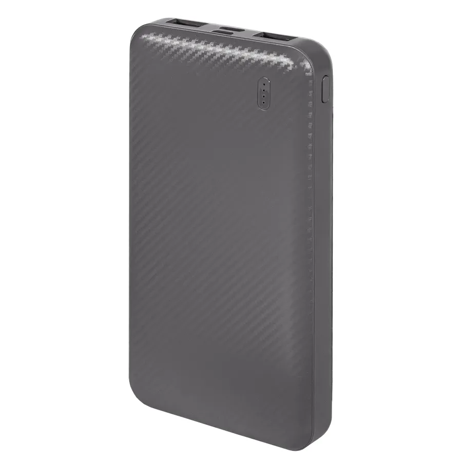 Универсальный аккумулятор Rib 10 (10000 мАч), белый, 13,5х6.8х1,5 см
