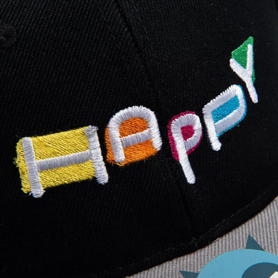 Бейсболка SNAP BACK, 6 клиньев, пластиковая застежка