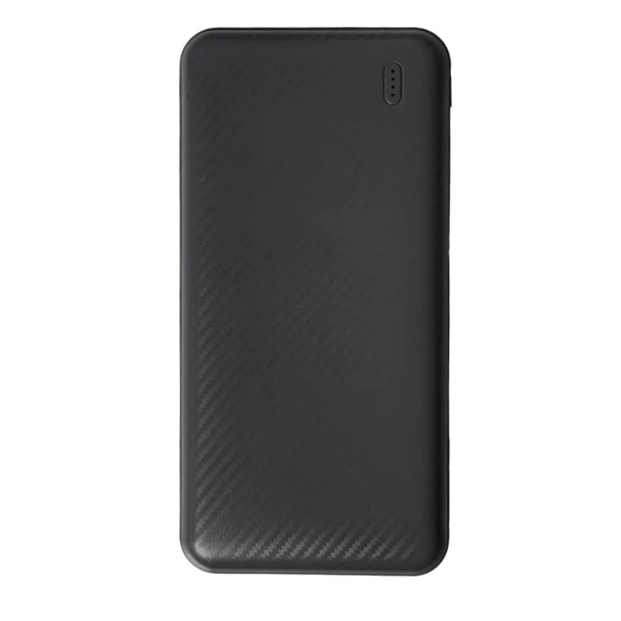 Универсальный аккумулятор Rib 20 (20000 мАч), черный, 14,1х6.9х2,8 см