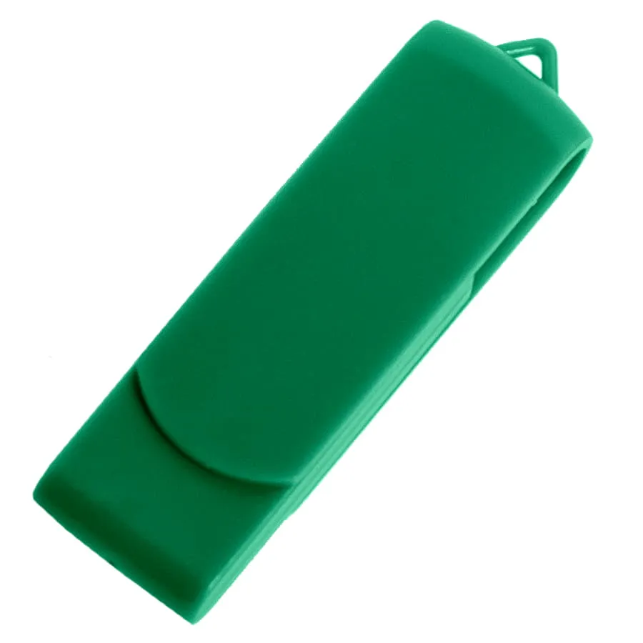 USB flash-карта SWING (8Гб), белый, 6,0х1,8х1,1 см, пластик