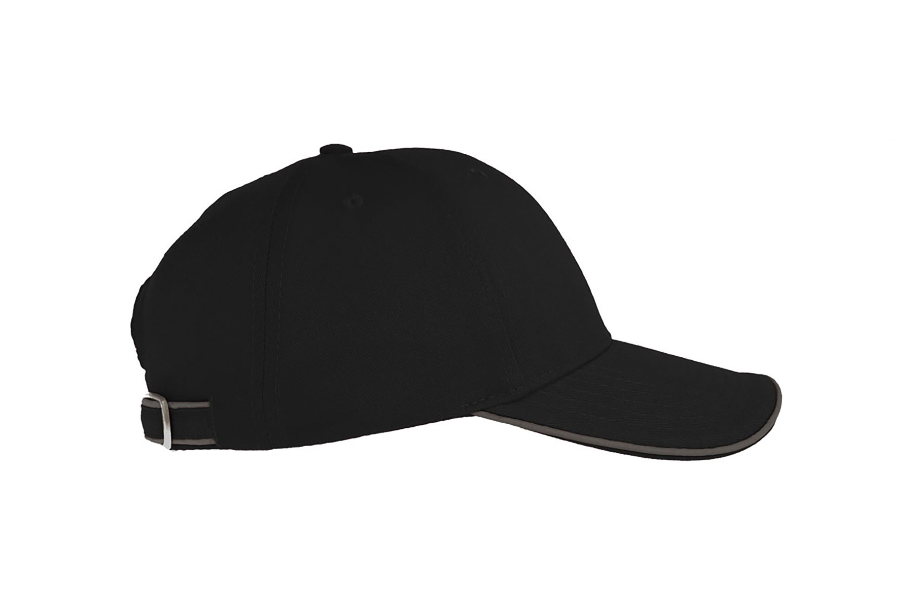 Бейсболка REFLECT со светоотражающими деталями, 6 клиньев,  металлическая застежка