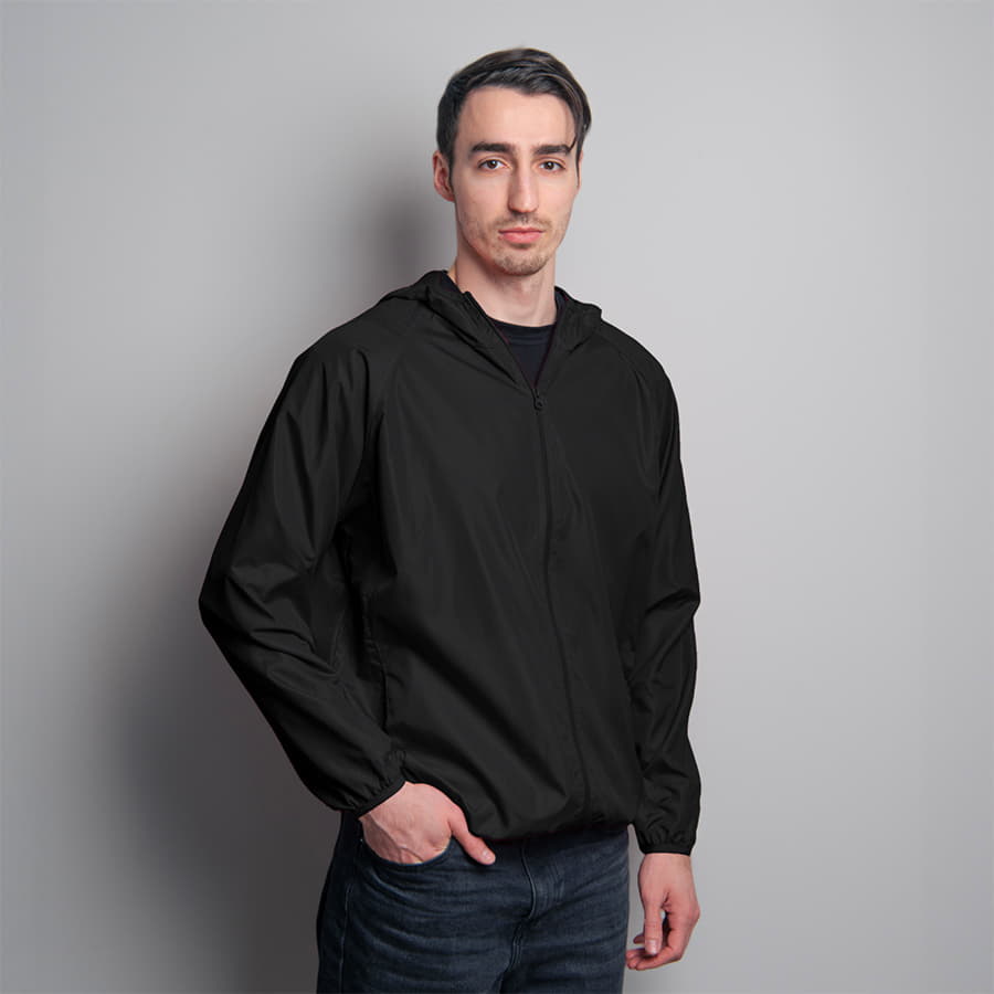 Ветровка унисекс COLIN, Черный