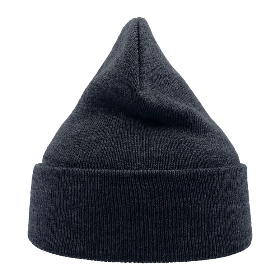 Шапка вязаная  двойная WIND с отворотом