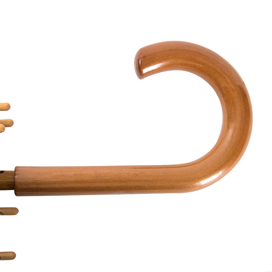 Зонт-трость SANTY, деревянная ручка, механический