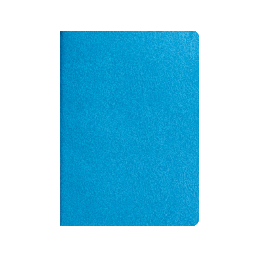 Ежедневник недатированный Tony, А5, глубокий синий, кремовый блок в клетку
