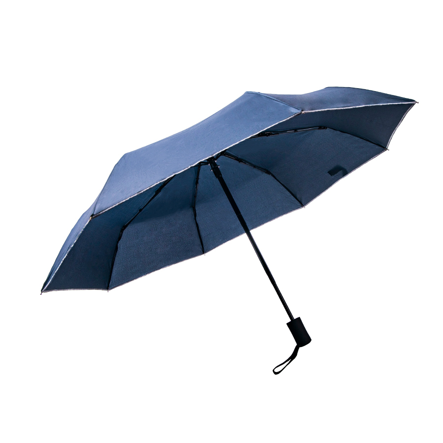 Зонт LONDON складной, автомат; темно-серый; D=100 см; 100% полиэстер