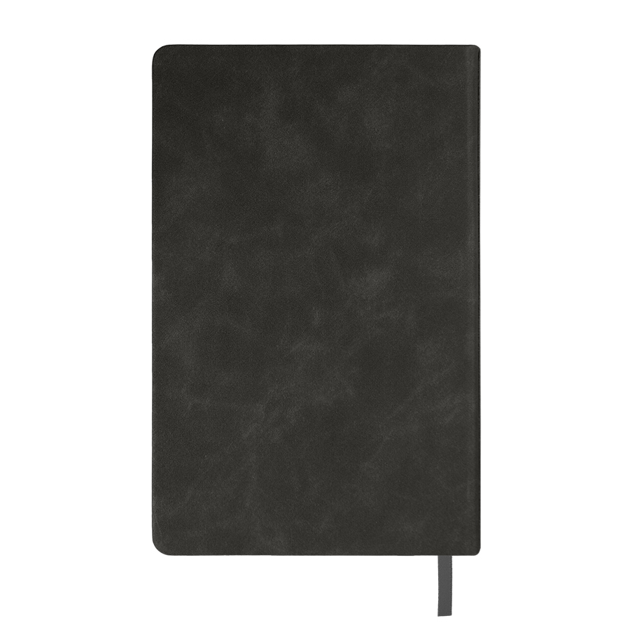 Ежедневник недатированный Muse, зеленый, А5, с декоративной коричневой полосой, блок в линейку