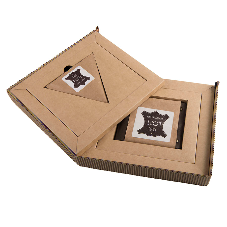 Набор подарочный LOFT: портмоне и чехол для наушников, коричневый