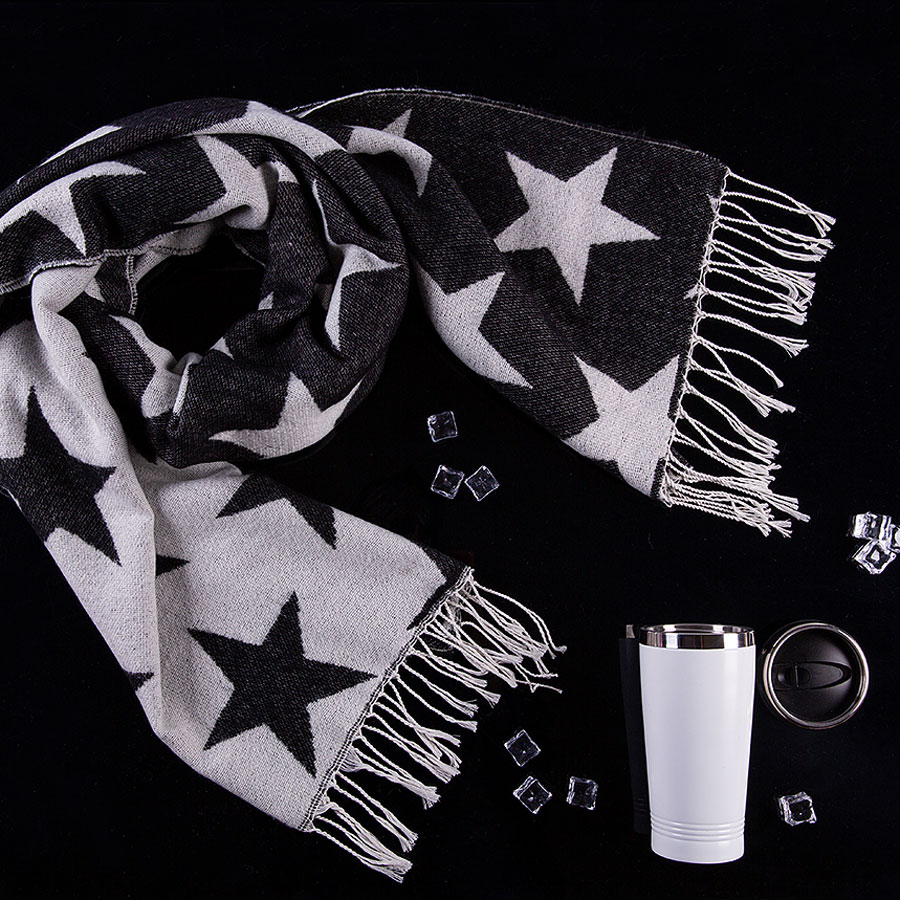 Набор подарочный STAR ROMANCE: шарф, термокружка, коробка