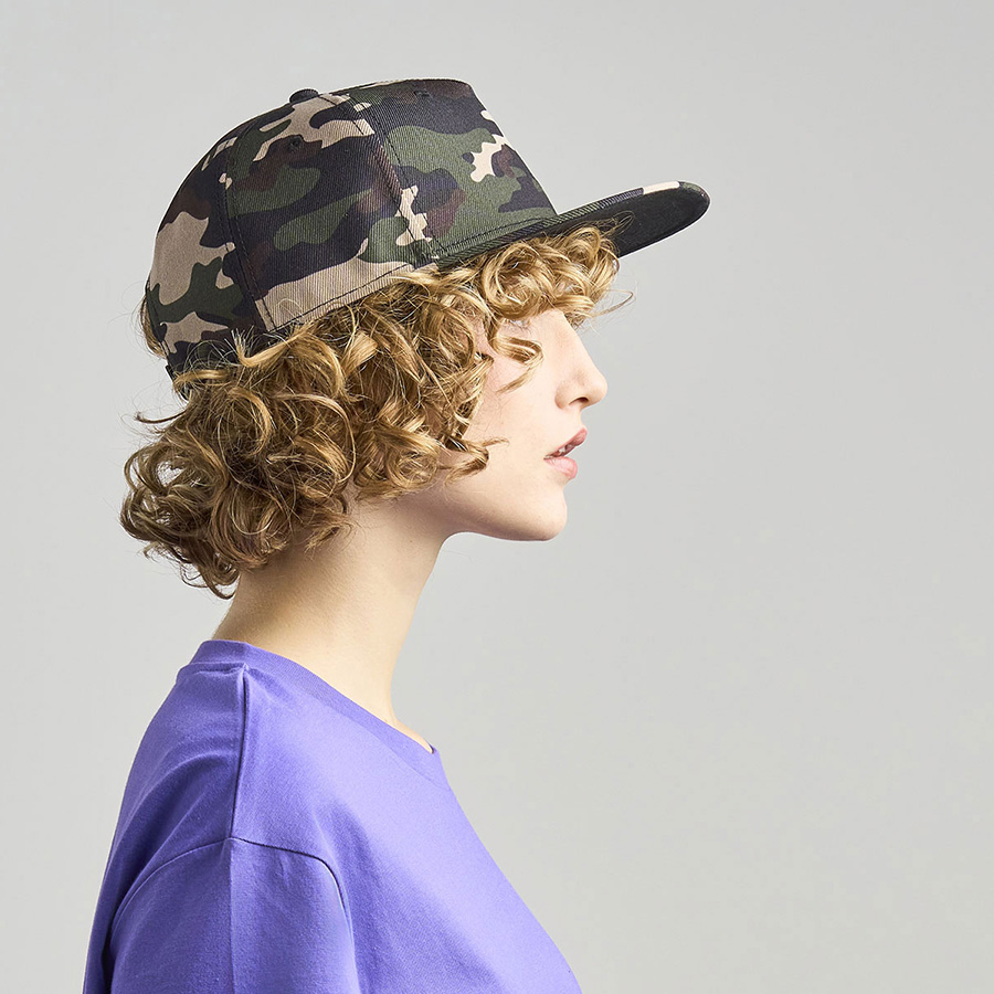 Бейсболка SNAP FIVE-S, 5 клиньев, пластиковая застежка