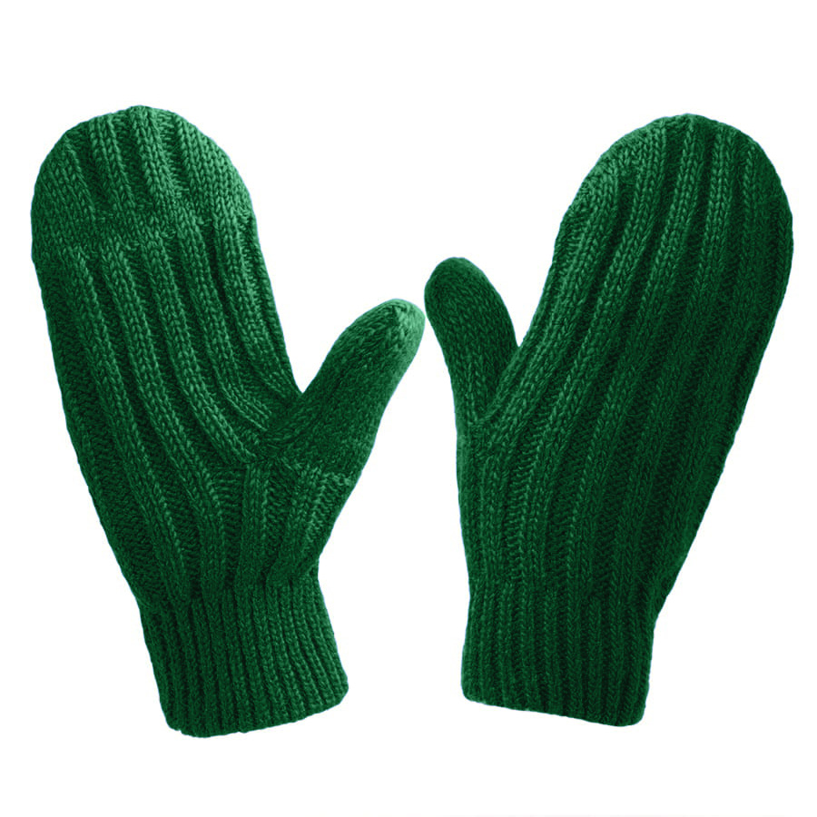 Варежки вязаные НАСВЯЗИ© шерсть/акрил