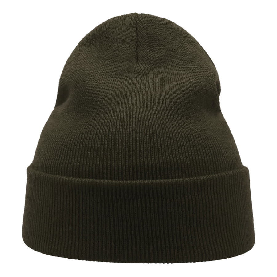 Шапка вязаная  двойная WIND с отворотом