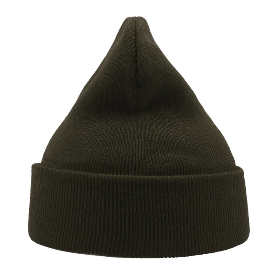 Шапка вязаная  двойная WIND с отворотом