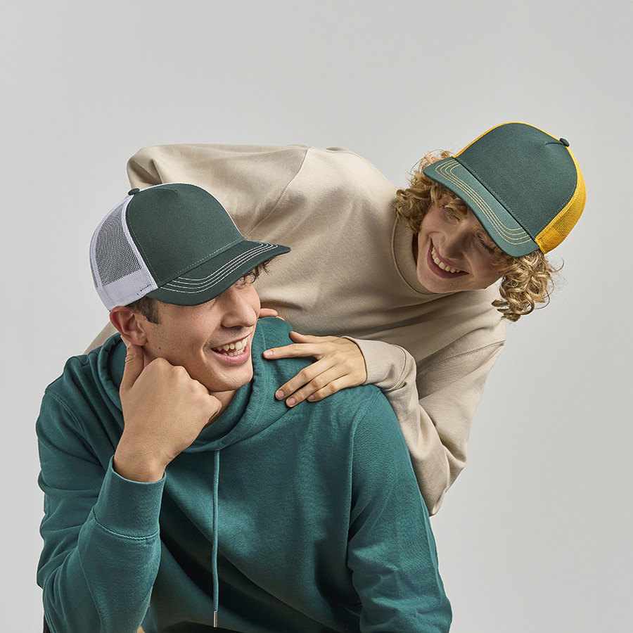 Бейсболка RAPPER CANVAS-S, 5 клиньев, пластиковая застёжка, Темно-зелёный
