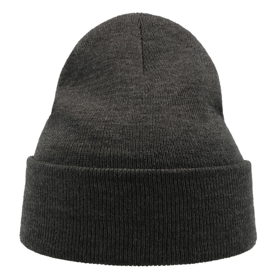 Шапка вязаная  двойная WIND с отворотом