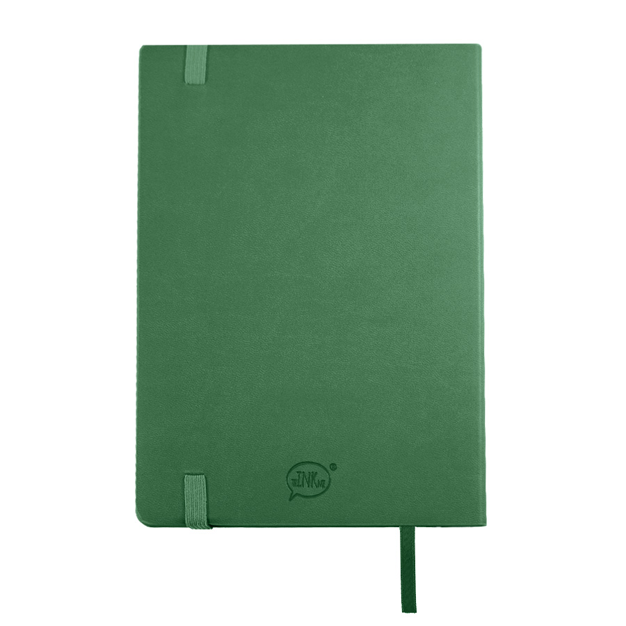 Бизнес-блокнот "RILY", формат А5,  оранжевый, блок в точку