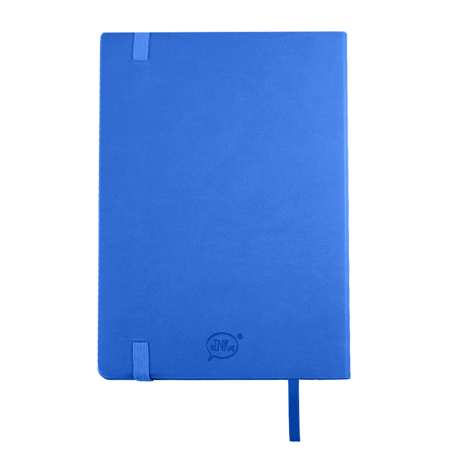 Бизнес-блокнот "RILY", формат А5,  оранжевый, блок в точку