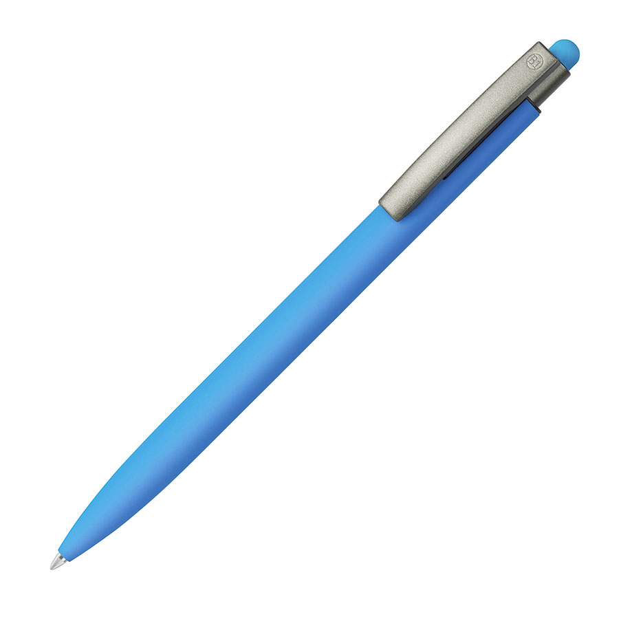 ELLE SOFT, ручка шариковая, оранжевый, металл, синие чернила