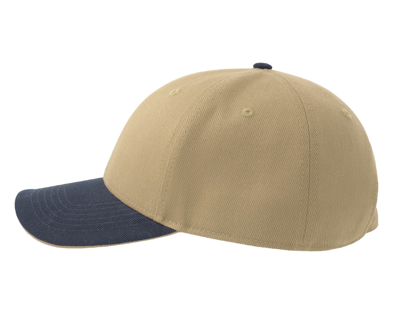 Бейсболка LIBERTY SANDWICH-S 270, 6 клиньев, металлическая застежка