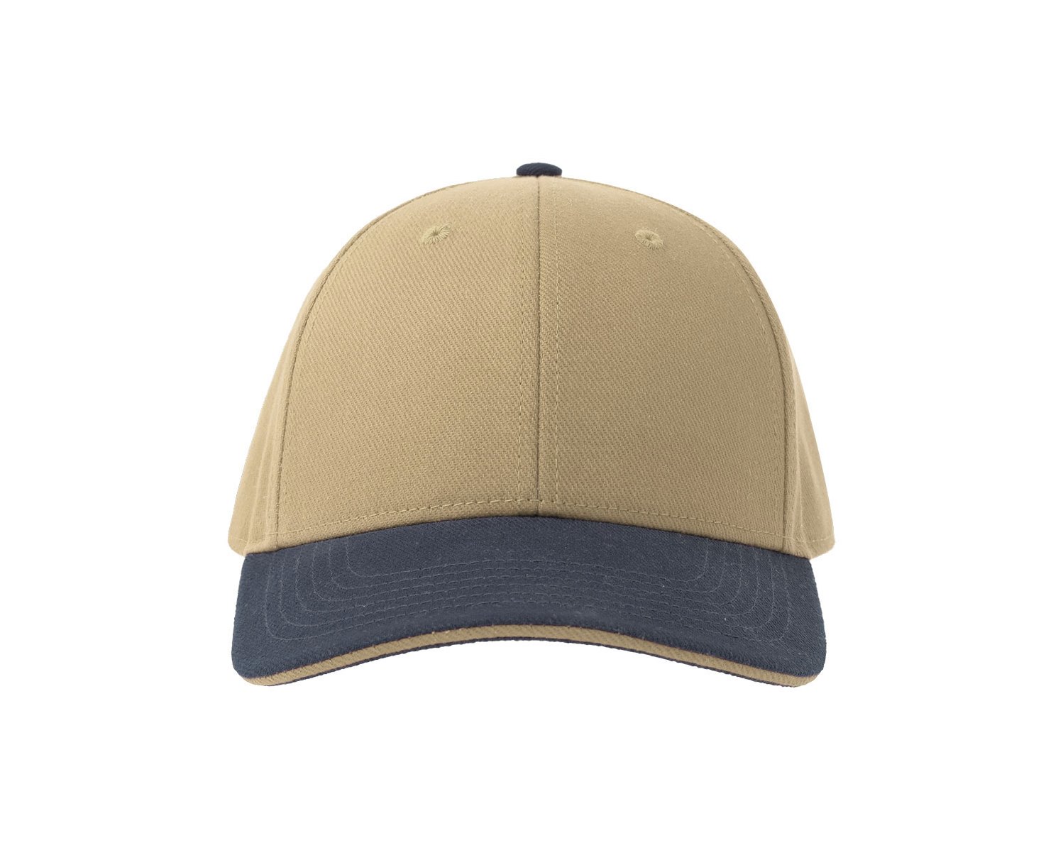 Бейсболка LIBERTY SANDWICH-S 270, 6 клиньев, металлическая застежка