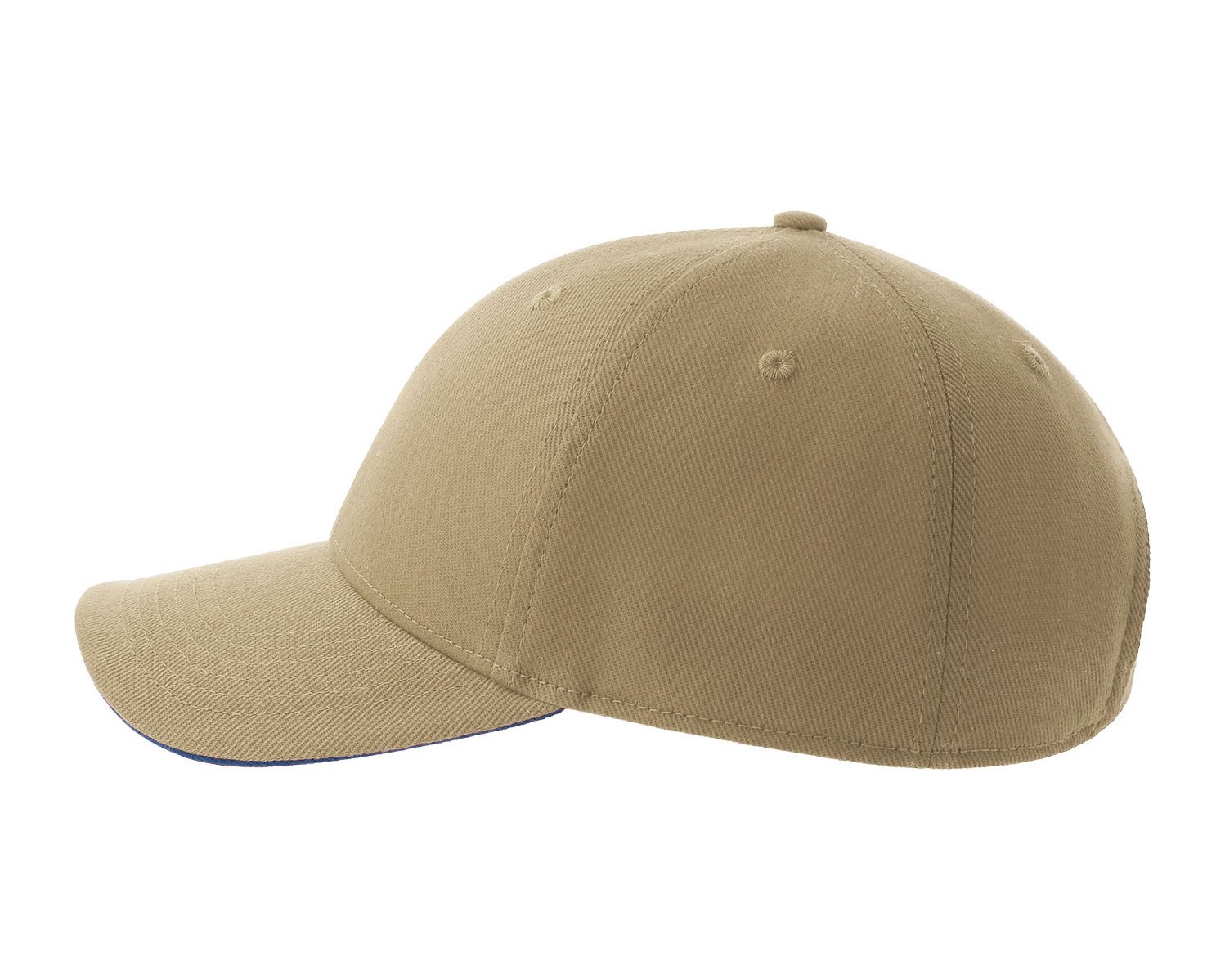 Бейсболка LIBERTY SANDWICH-S 270, 6 клиньев, металлическая застежка