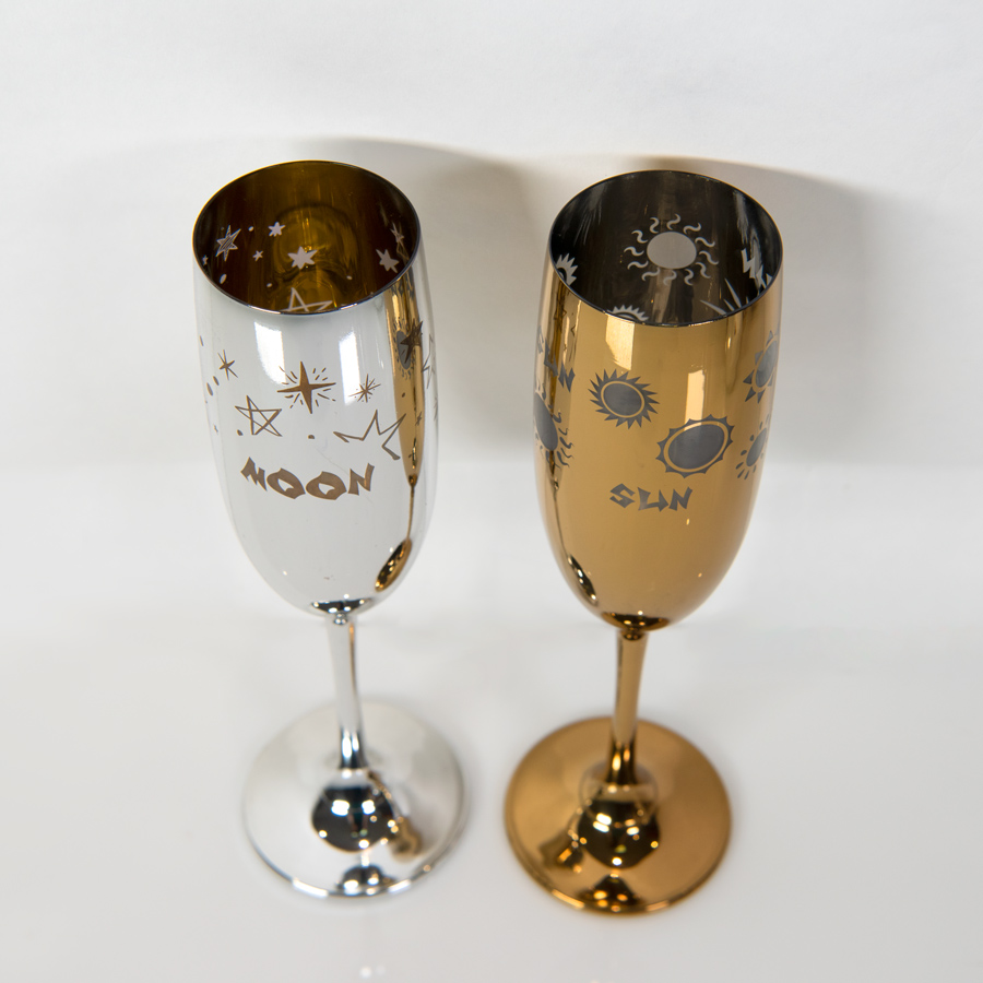 Набор бокалов для шампанского MOON&SUN (2шт)