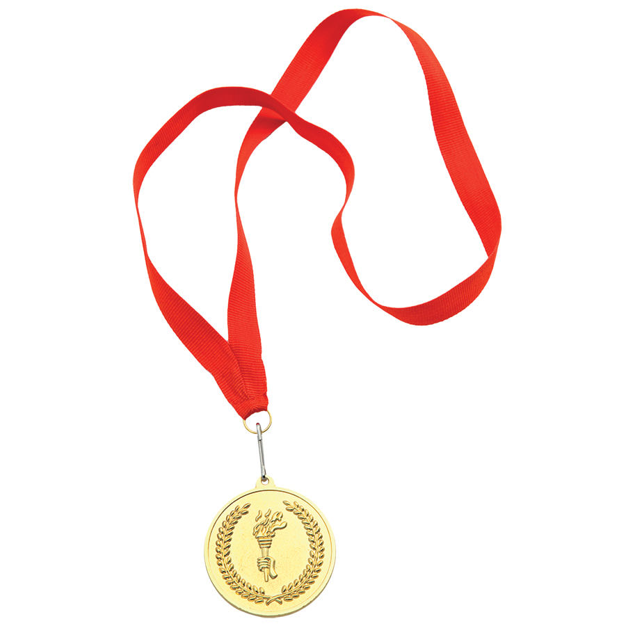 Медаль наградная на ленте  "Серебро"